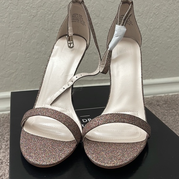 NWT DB Studio High heels multicolor sparkle size 6.5 - Picture 2 of 5